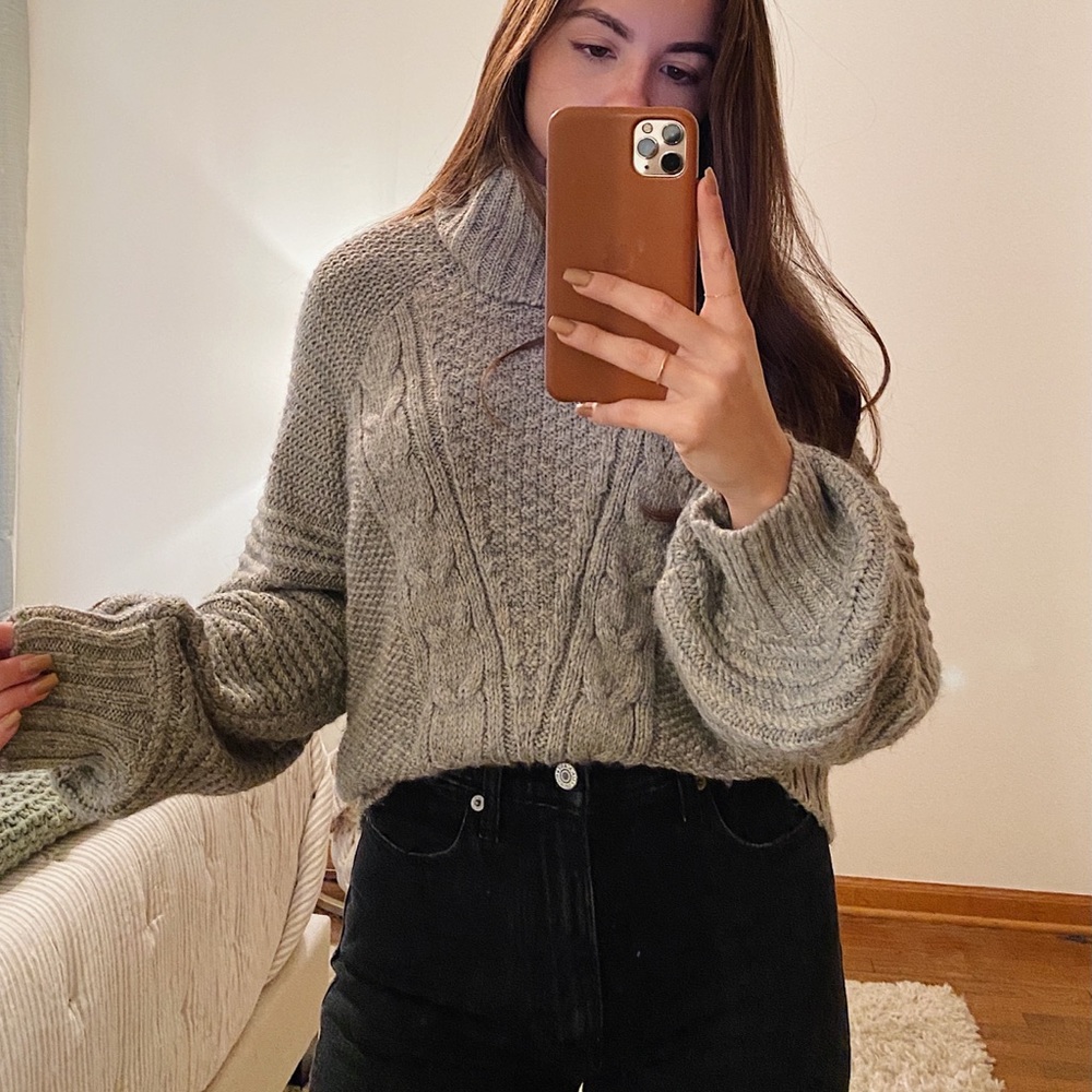 Abercrombie & Fitch Cowl Neck Sweater